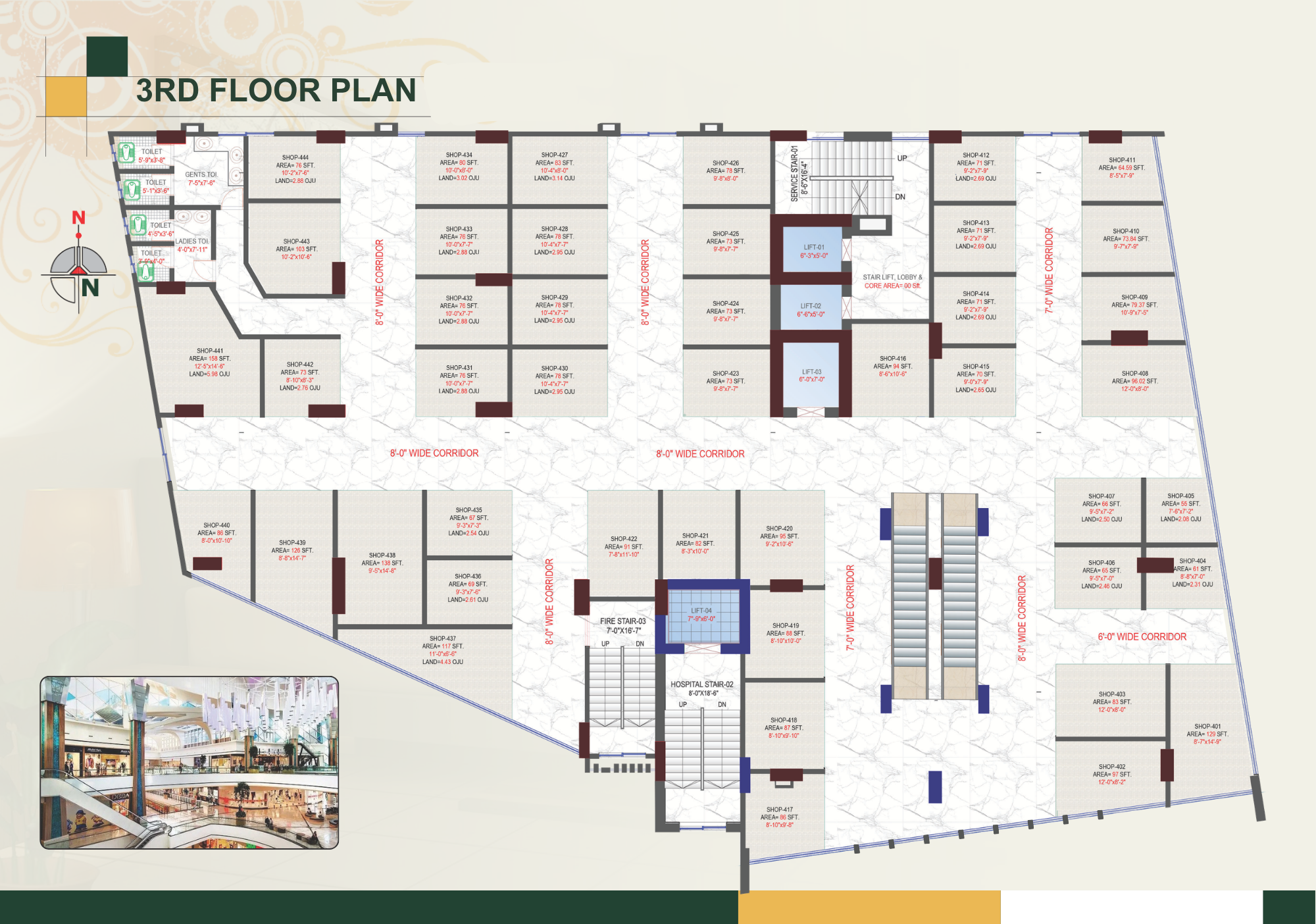 3rd Floor Plan